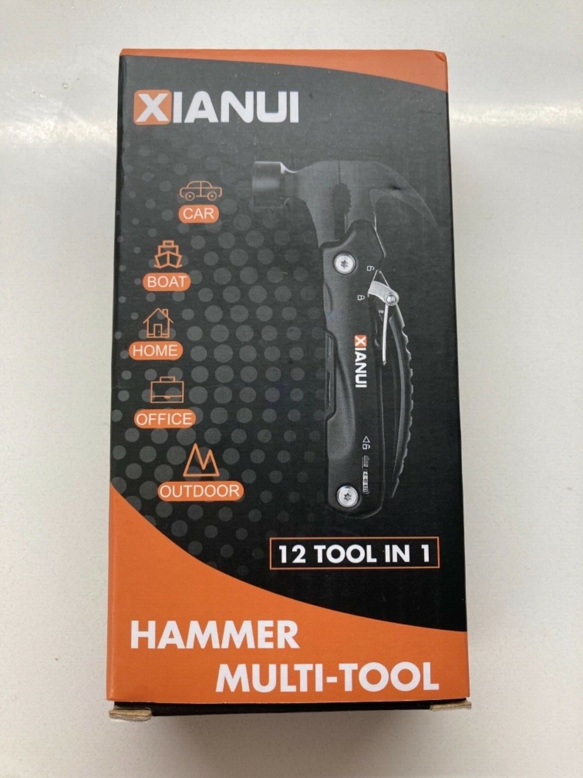Hammer Multi Tool, 12 tools in 1, Xianui X002R3PO19, brand new in box