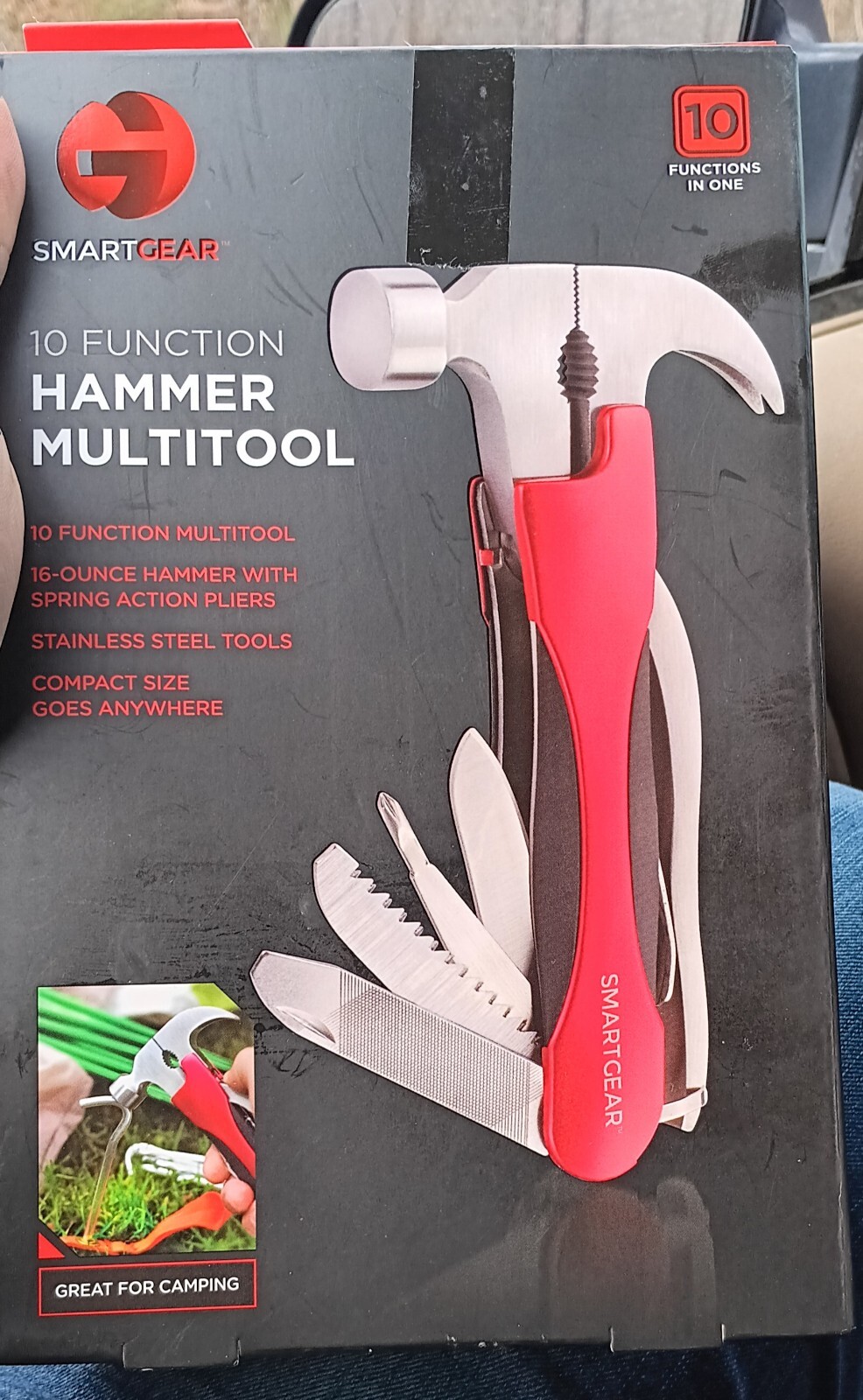 Smart Geat Hammer 10 Tool Multitool Geeat For Home Or Camping.