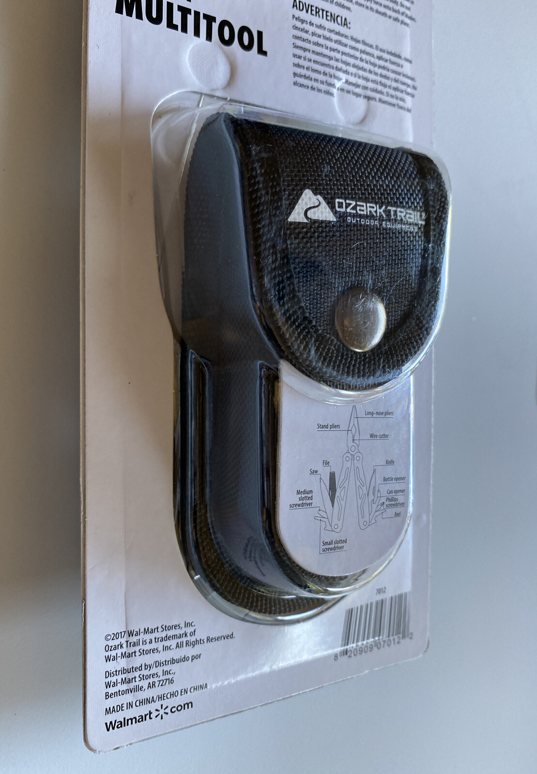 OZARK TRAIL 12-IN-1 MULTI- TOOL SHEATH INCLUDED BRAND NEW! FACTORY SEALED!