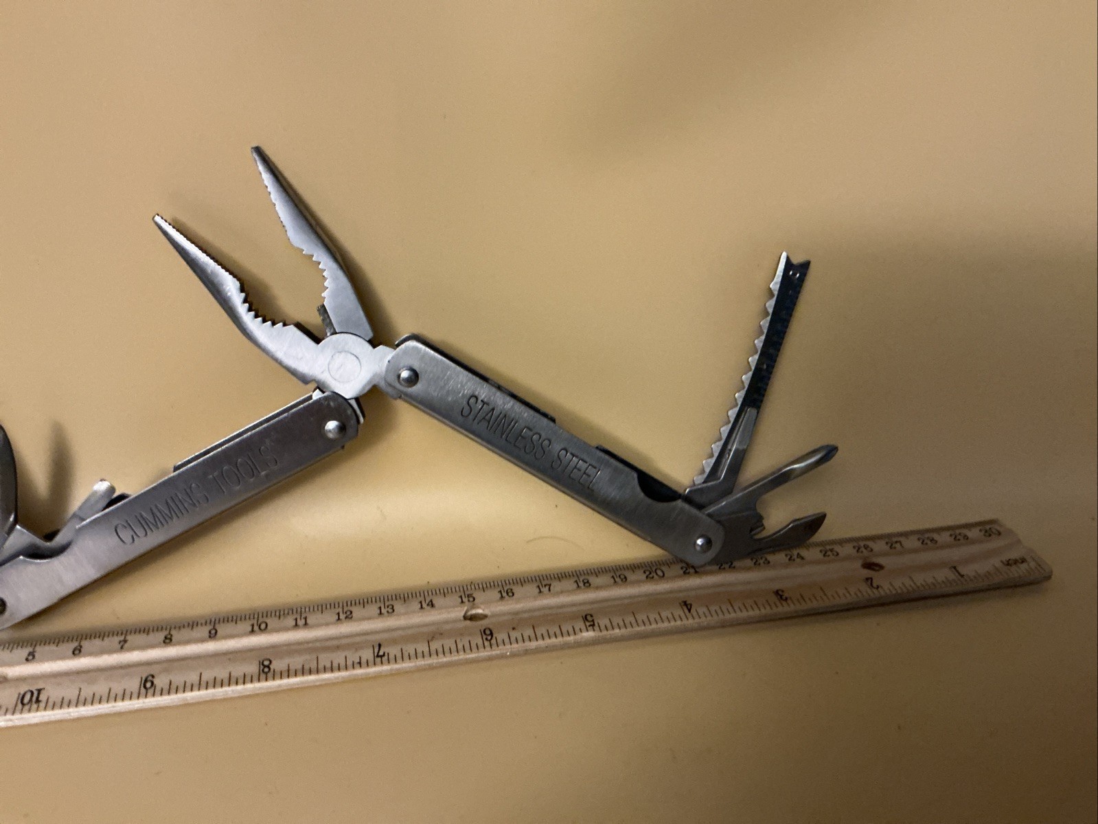 Ohio Forge Stainless Steel Multi Tool Saw Screw Drivers Can Opener **Various**