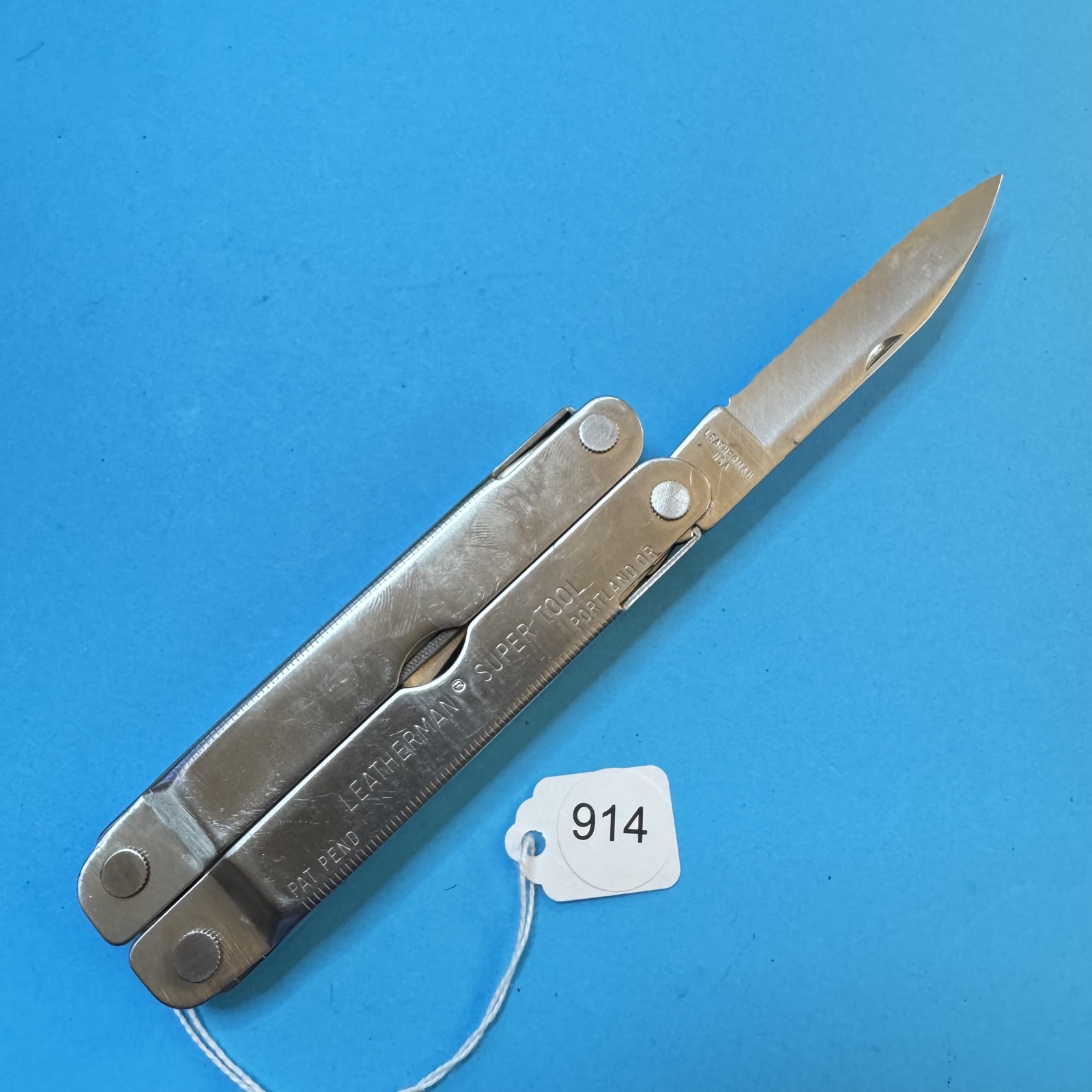 Leatherman Super Tool Plier Multi Tool Pocket Knife Excellent Condition EDC #914