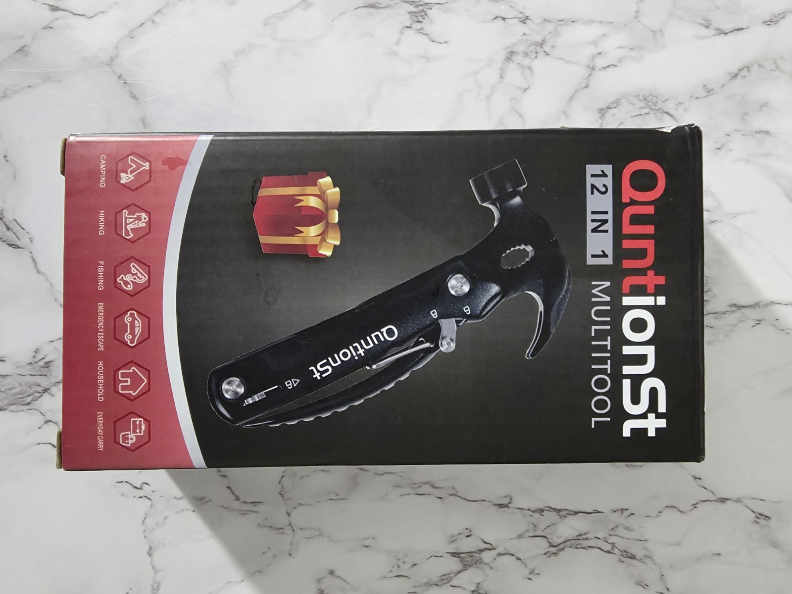 QuntionSt 12-in-1 Multitool with Hammer – Compact and Versatile Tool