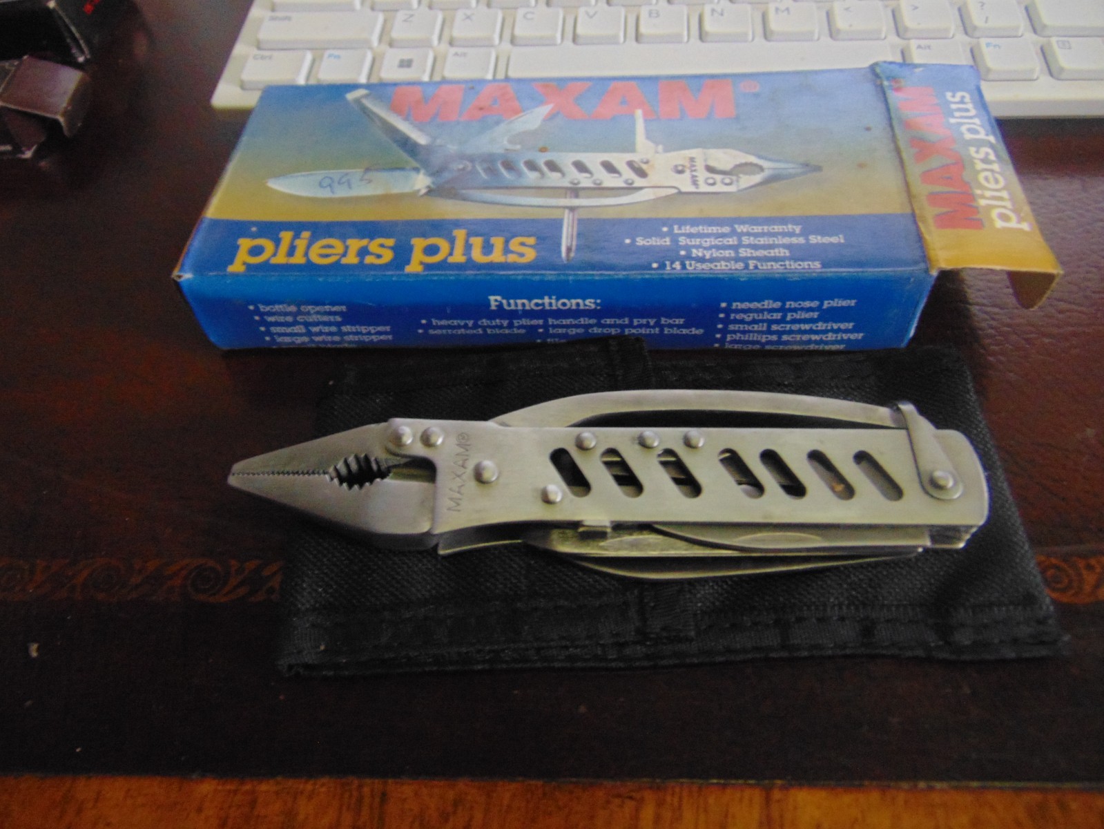 Maxam “Pliers Plus” 14-Function Multi-Tool Surgical Stainless Steel