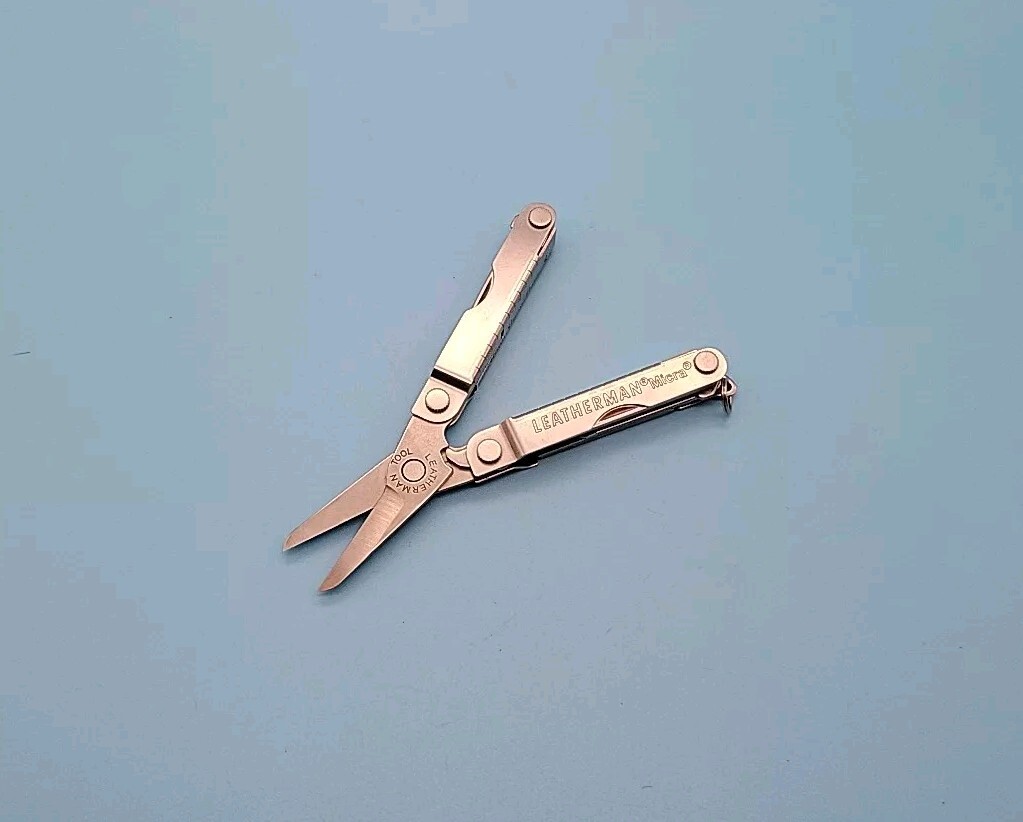 Leatherman Micra Keychain Multi-Tool – Knife, Scissors, Tweezers, File