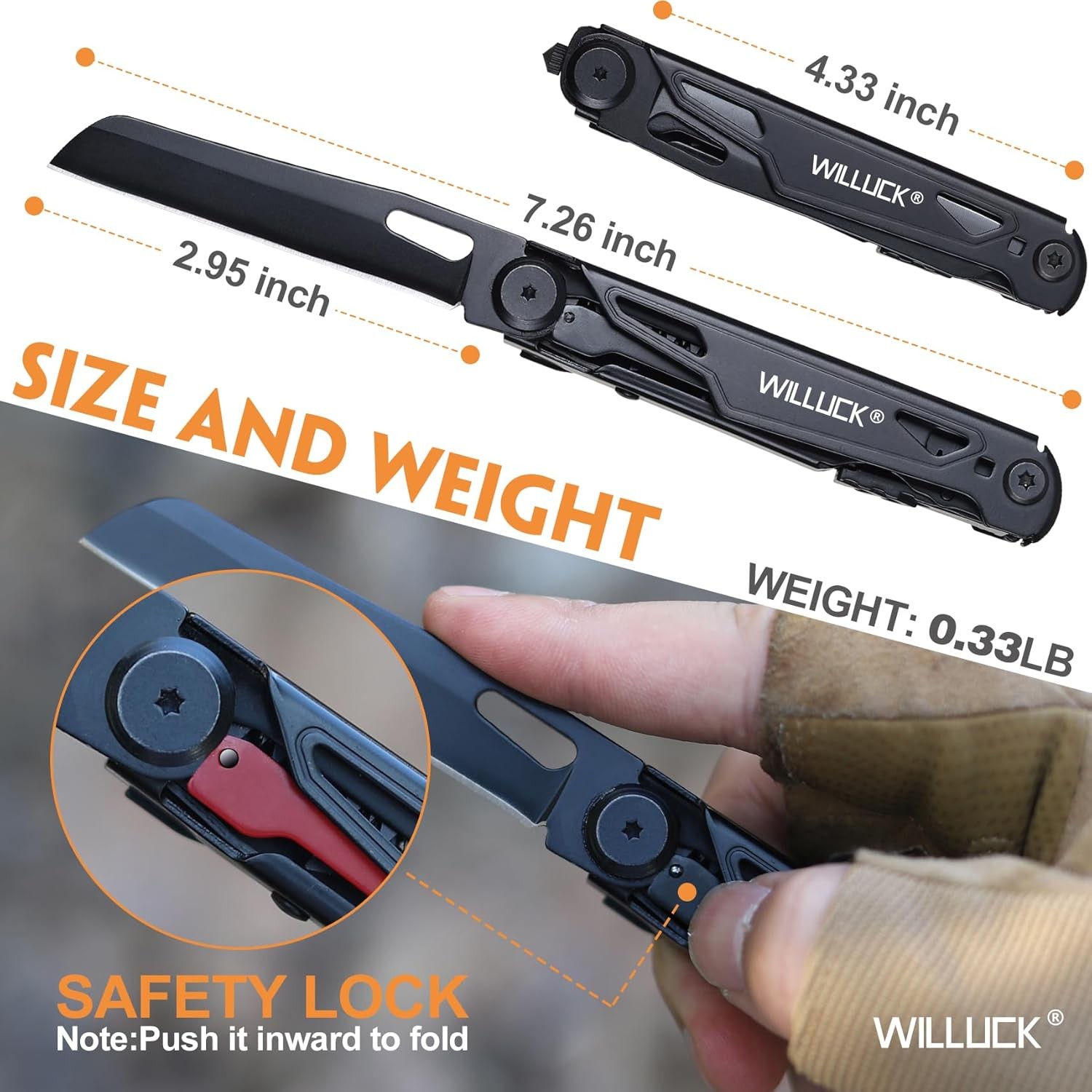 Multi Tool Pocket Knife EDC Camping Stocking Stuffer
