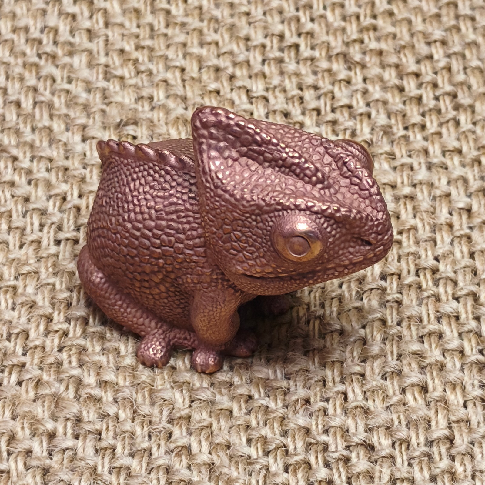 Bronze copper Lizard lacetid sculpture animal ornament Solid Artistic reptile