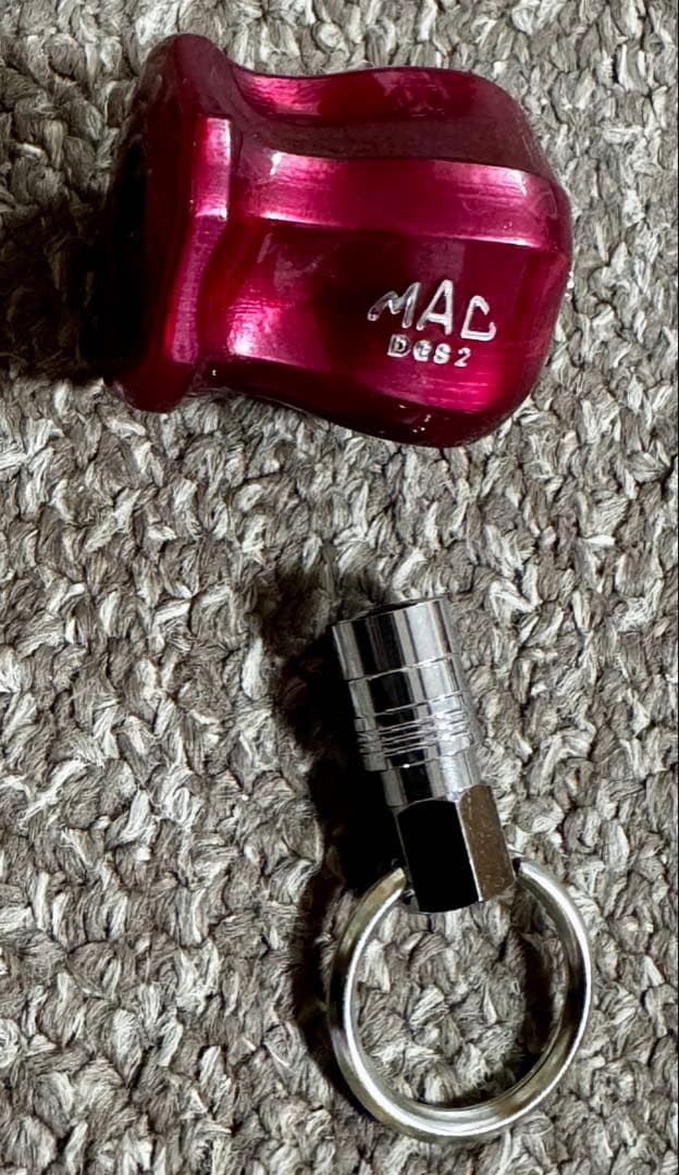 MAC TOOL Keychain, Metallic Red, Red Pearl, Detachable Mac Tools