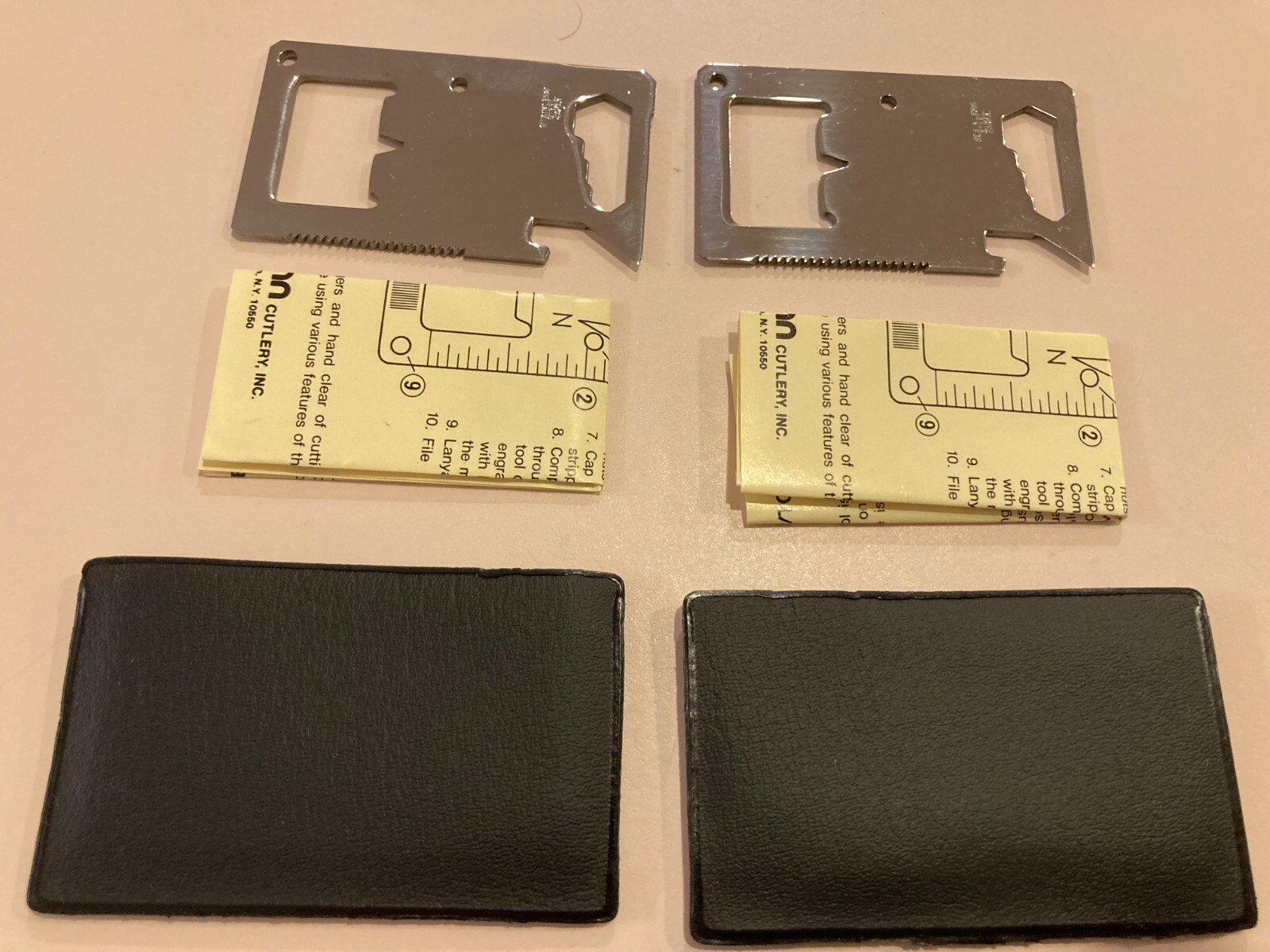 Gutmann Cutlery Multipurpose Survival Knife Tool Model 21-011 Wallet Pocket Card