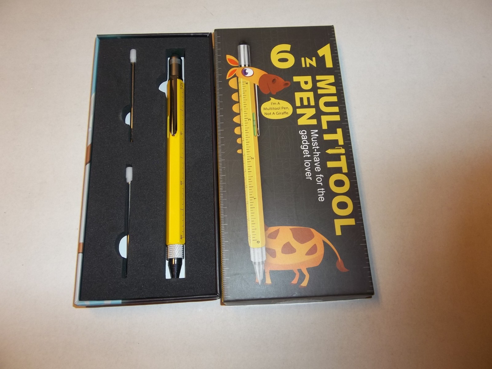 New In Opened Box Cranach 6-In-1 Multitool Pen Gift Gadget Stylus Tool