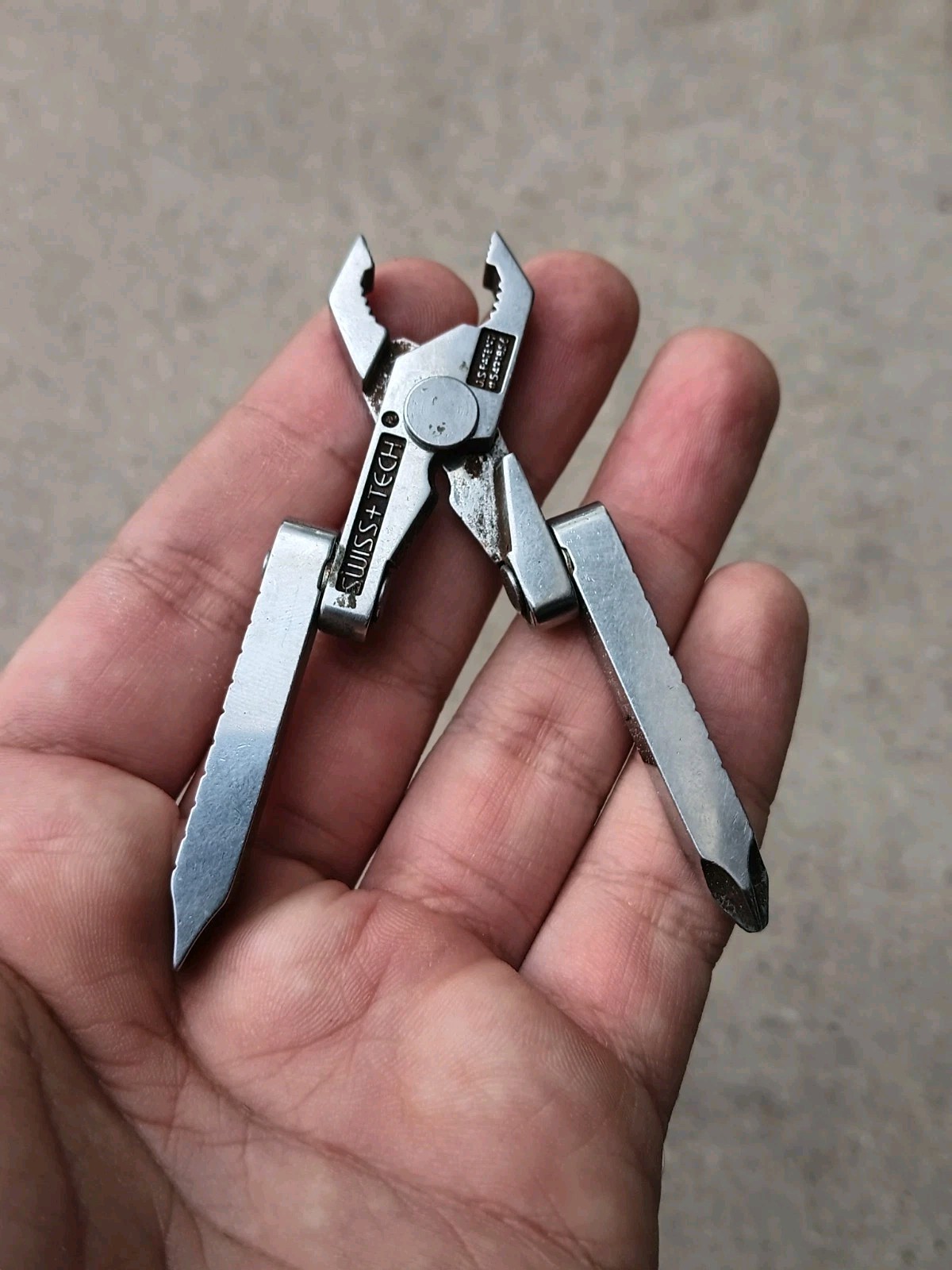 Vintage Swiss Tech Micro Pocket Multi Tool