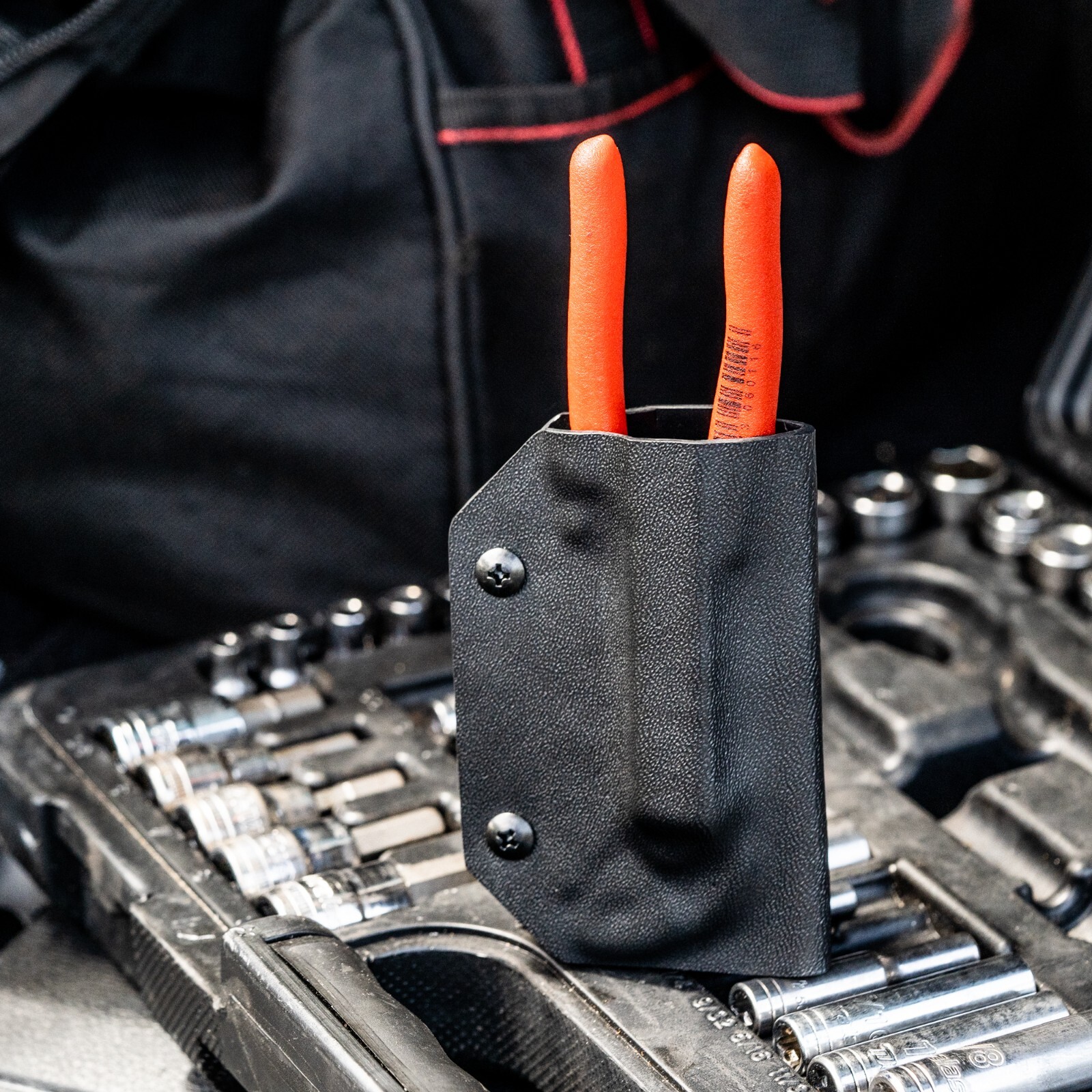 Clip & Carry Kydex Multitool Sheath for the Knipex 6″ Cobra Pliers – USA Made