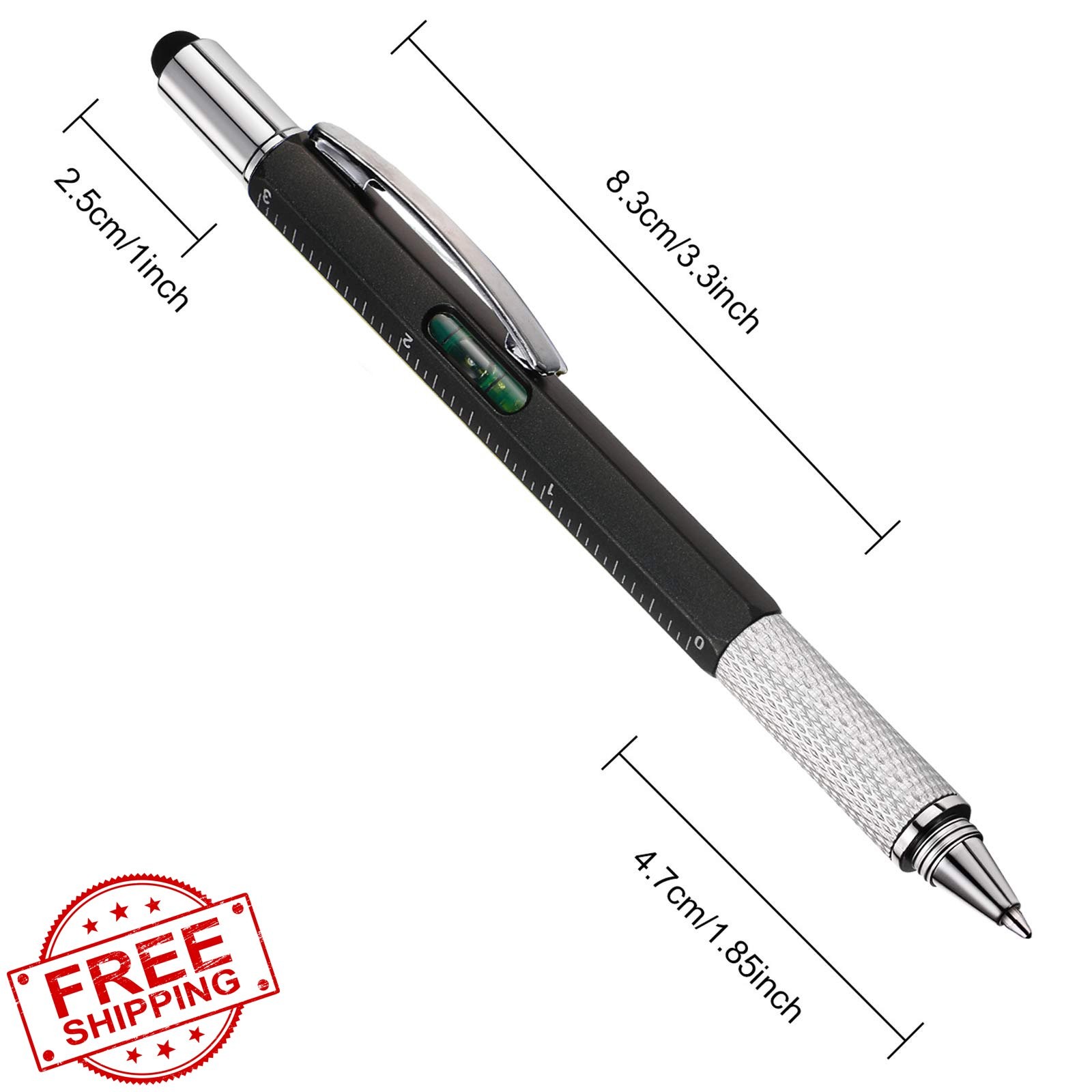 Zhanmai 16 Pcs Black Multitool Pen Gift