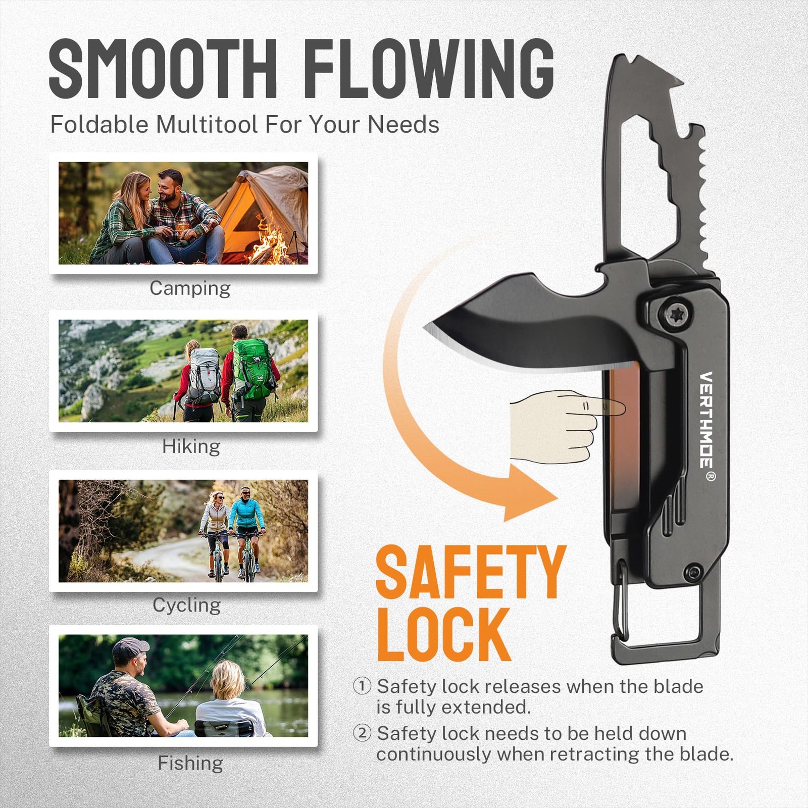 Gifts for Men Pocket Knife Keychain Multitool for Christmas…