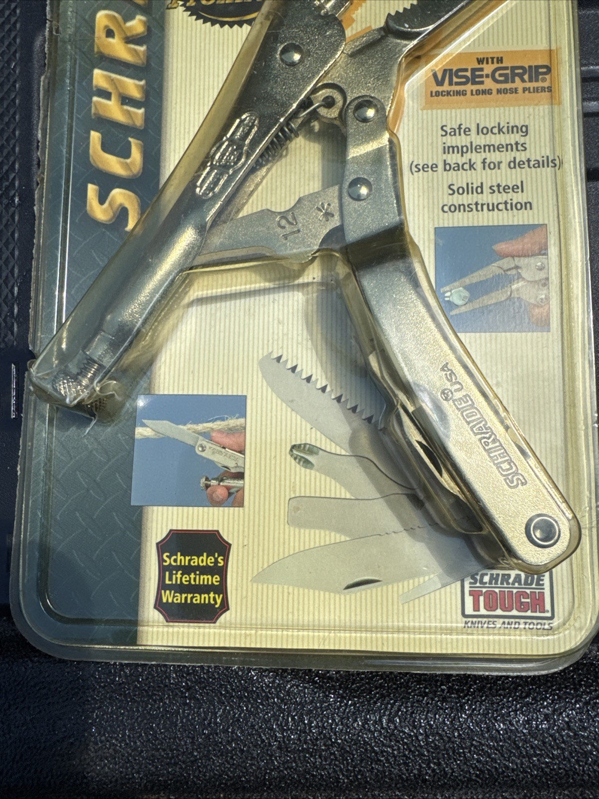 Schrade Tools USA Vise Tough Grip Rare Locking Implements USA Nos ST6HCP