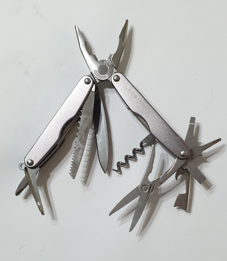 🔥 Leatherman Micra Retired Used Green Polycarbonate Inserts Multi Tool Keychain
