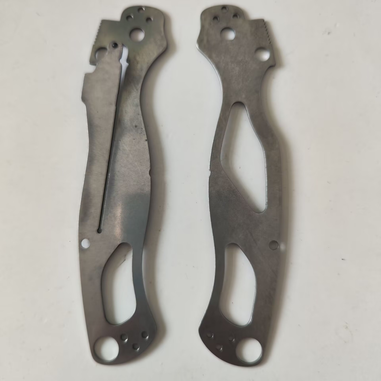 1 Pair Stainless Steel Knife Liners Spacer For Spyderco C81 Paramilitary2 Knives