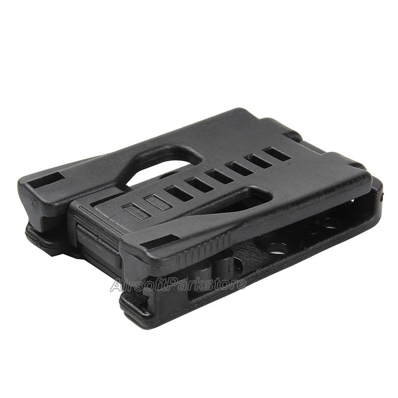 4pcs EDC Belt Clip Gear Multi Function K Sheath Kydex Scabbard Waist Clamp Black