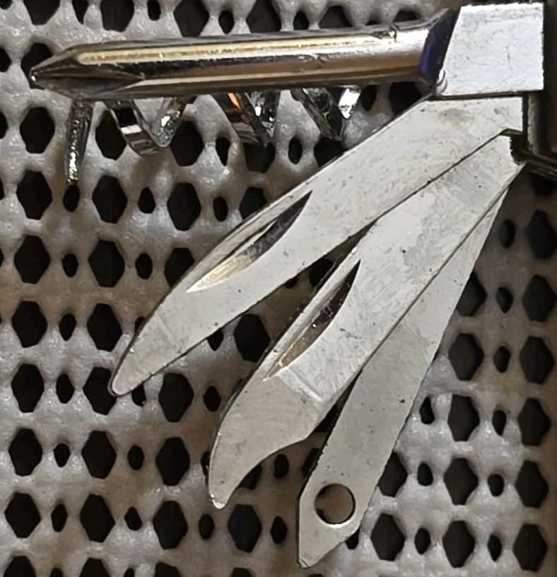 Vintage Stainless Steel 11 Tool Survival Pocket Knife