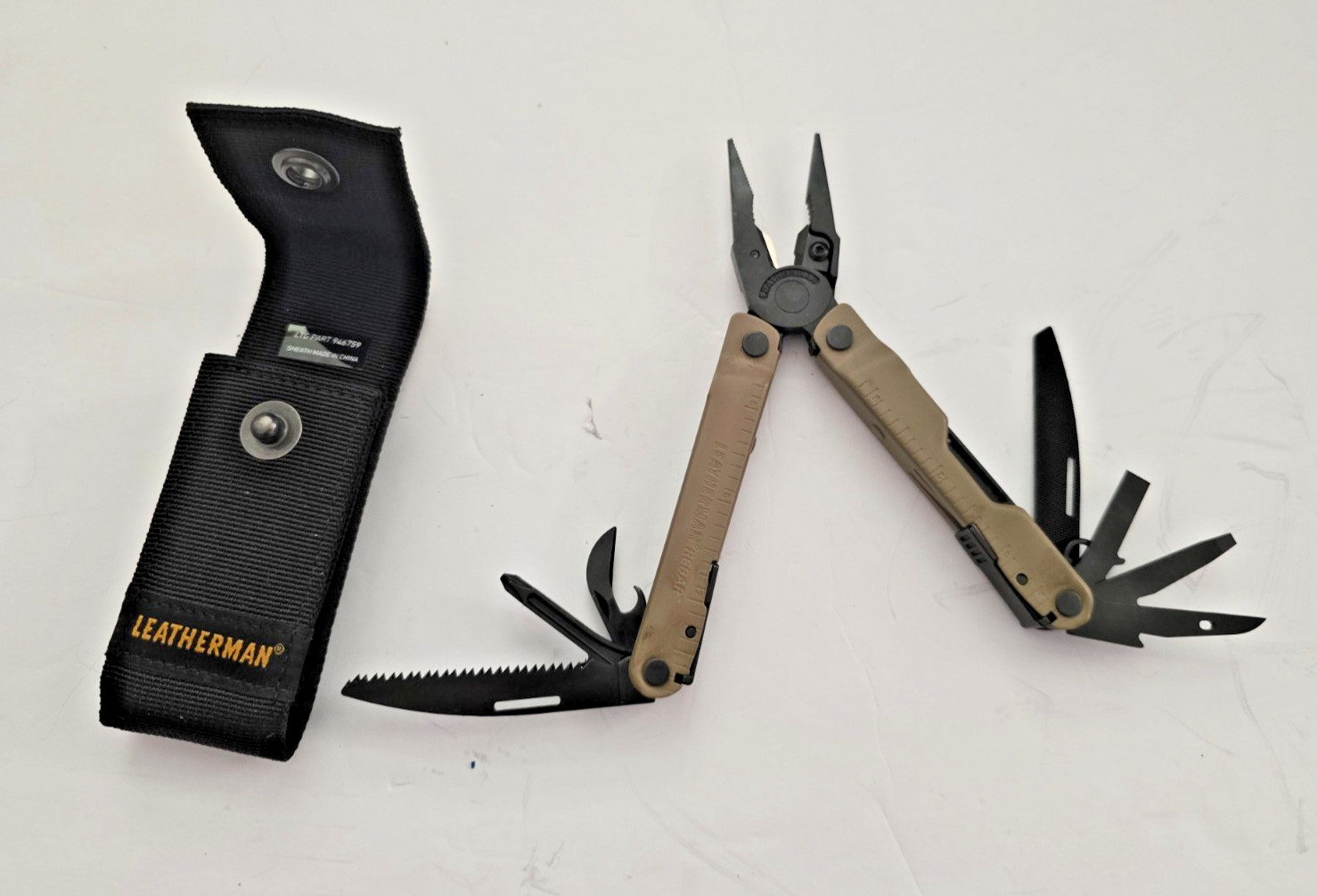 LEATHERMAN, Rebar Multitool , Coyote Tan with Nylon Sheath
