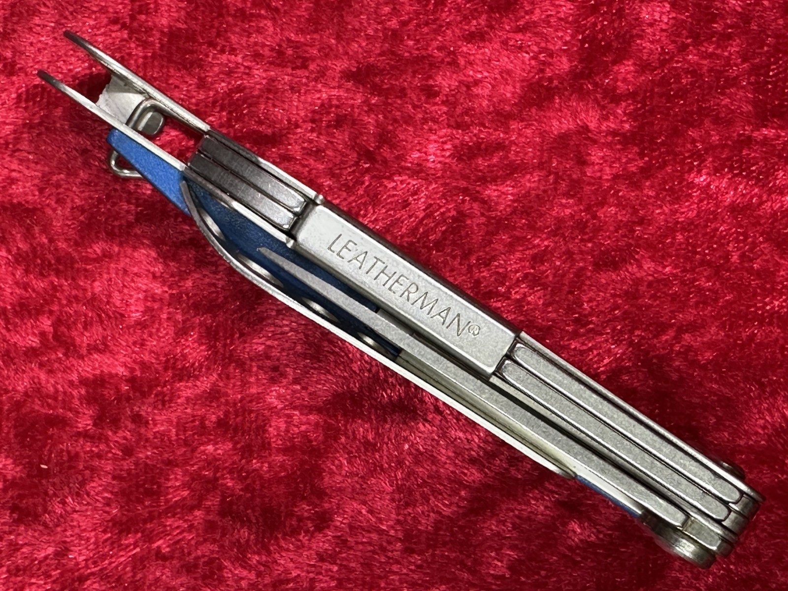 Leatherman Style PS Blue 7 Tool Multi-Tool Pliers 2011 Customized w/Knife (531)