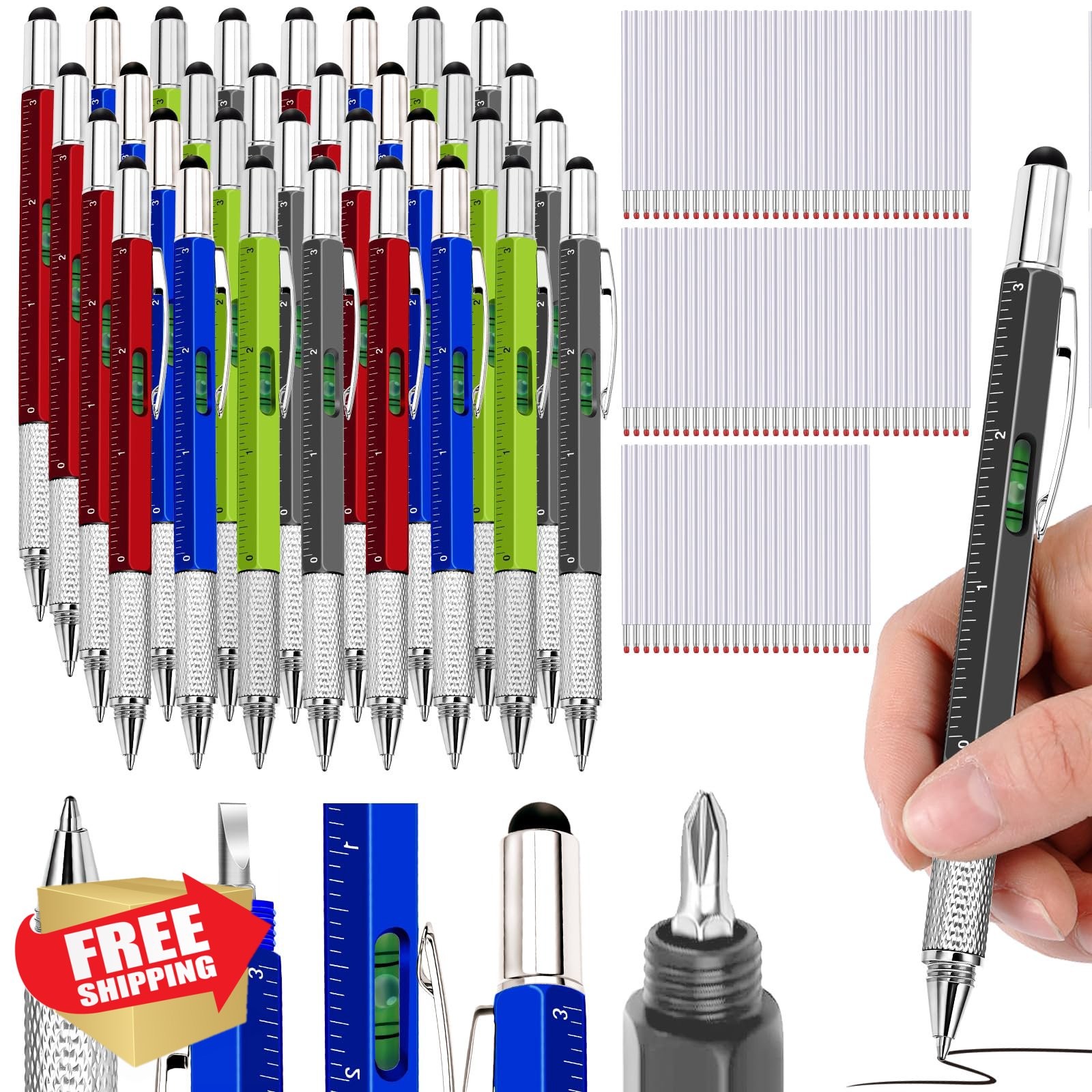 Zhanmai 6in1 Multitool Pens 232pk Vintage Color