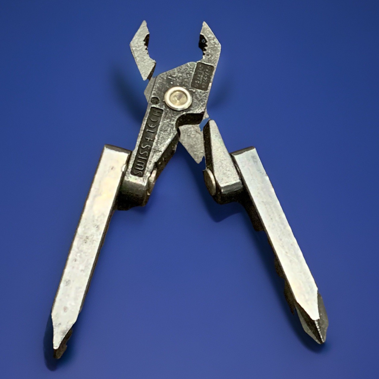 Swiss-Tech 5491856 Microtool Black Self Locking Key Ring Pliers Screwdrivers USA