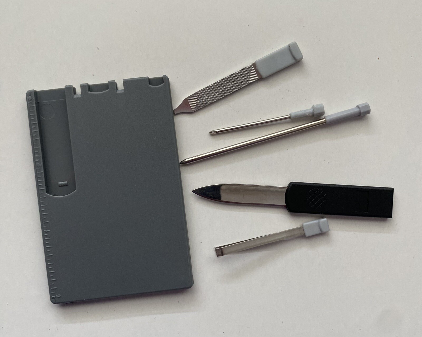 Vintage Wallet Tool Card Intel Pentium Processor Chip Multi-tool Card