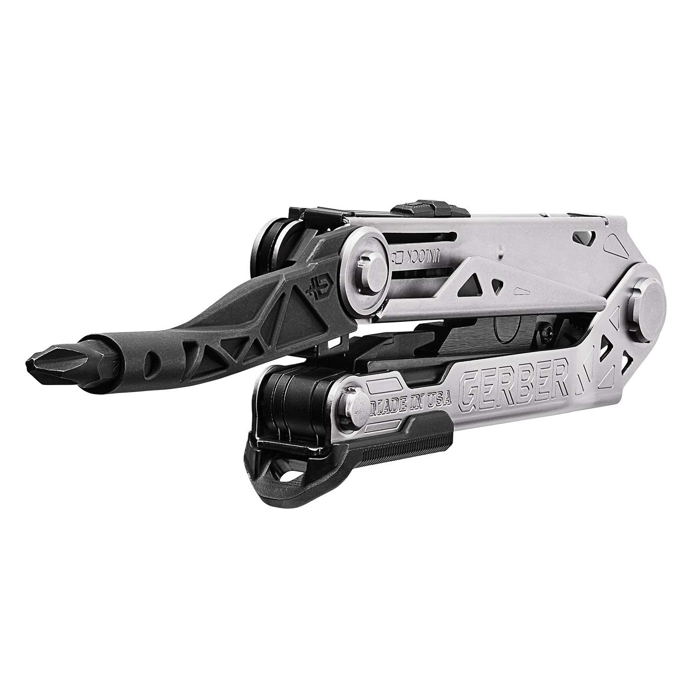 Gerber Gear Center-Drive Multitool – Includes 3.25” Outboard Knife, Pliers, Pry
