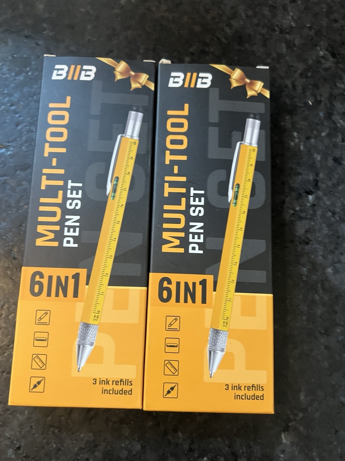 Set of 2 – Gift Multitool Pen 6 in 1,