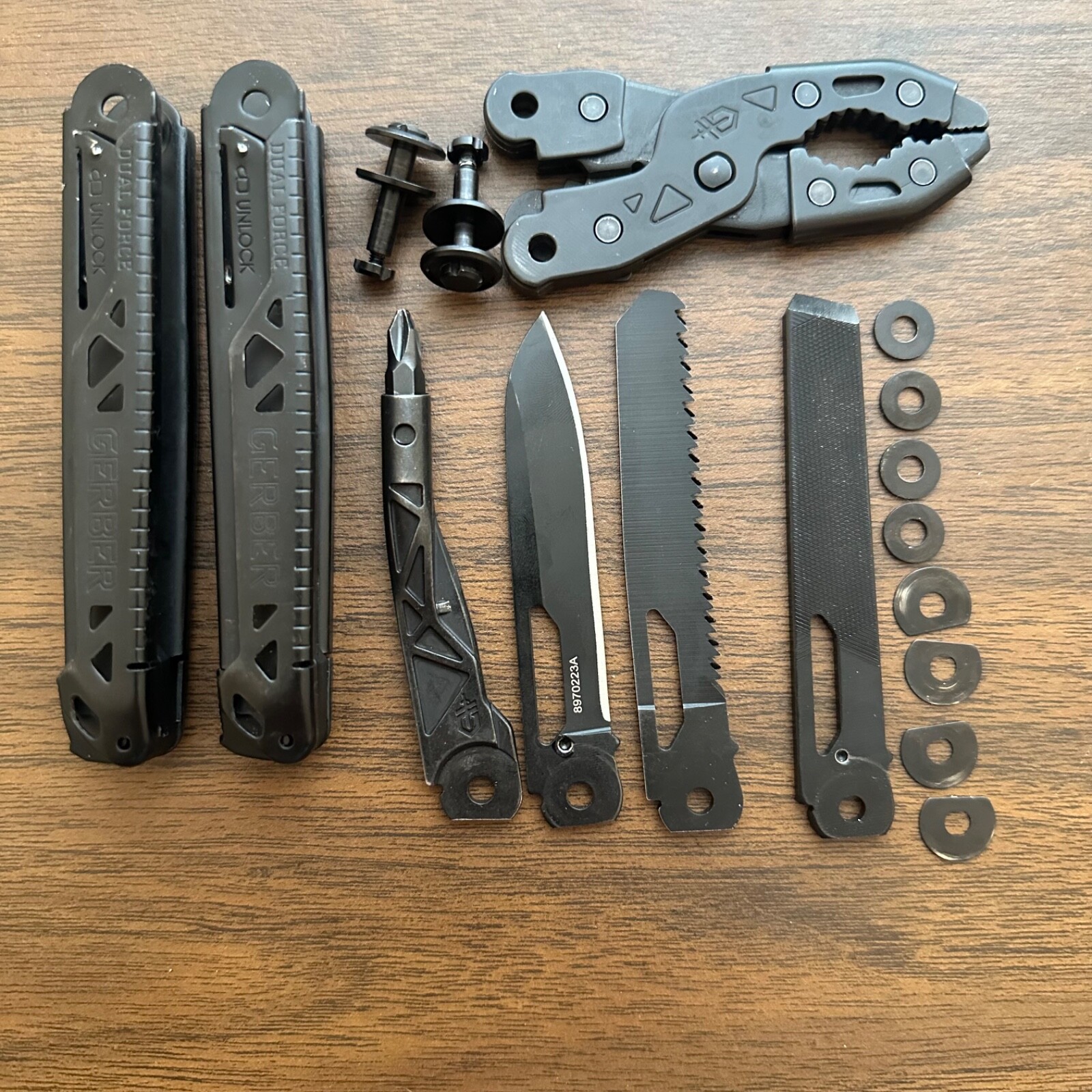 Black Gerber Dual Force Multitool Parts- one (1) Part for mods or repairs, EDC