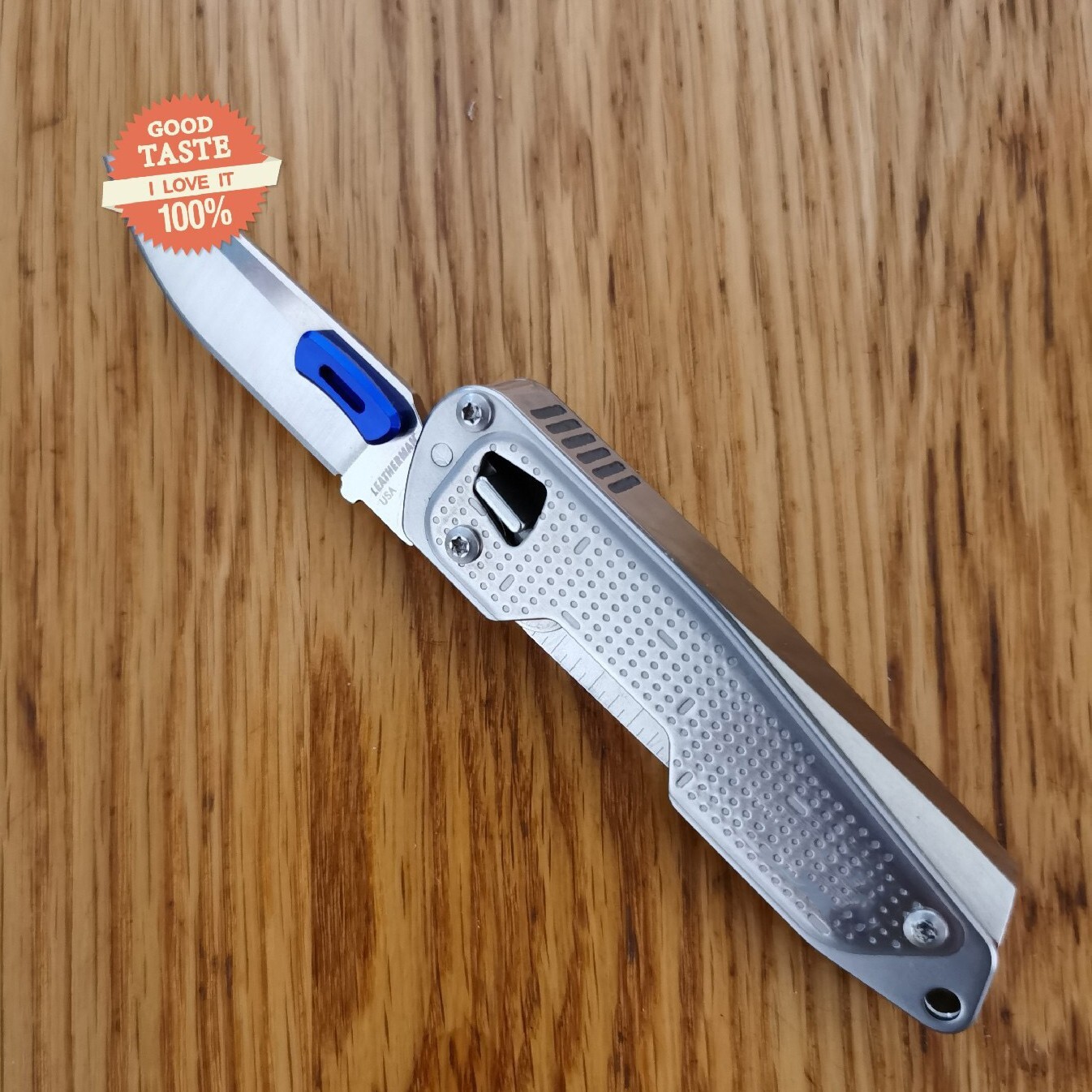 Aluminum Alloy Thumb Grip Easy open push button For Leatherman T2 T4
