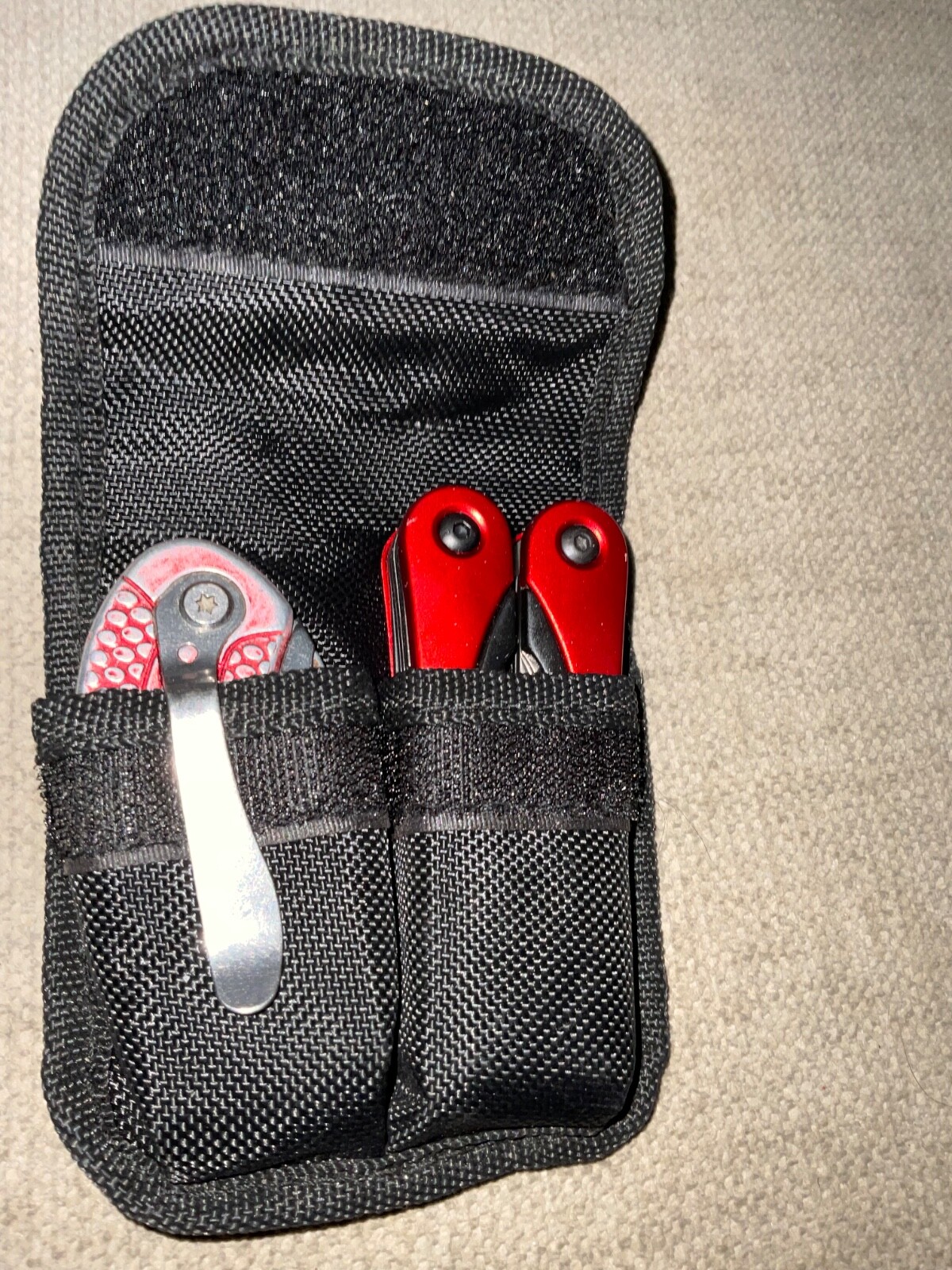 Sheffield Multi-Tool Stainless Pliers + Box Cutter & Utility Pouch See Pics