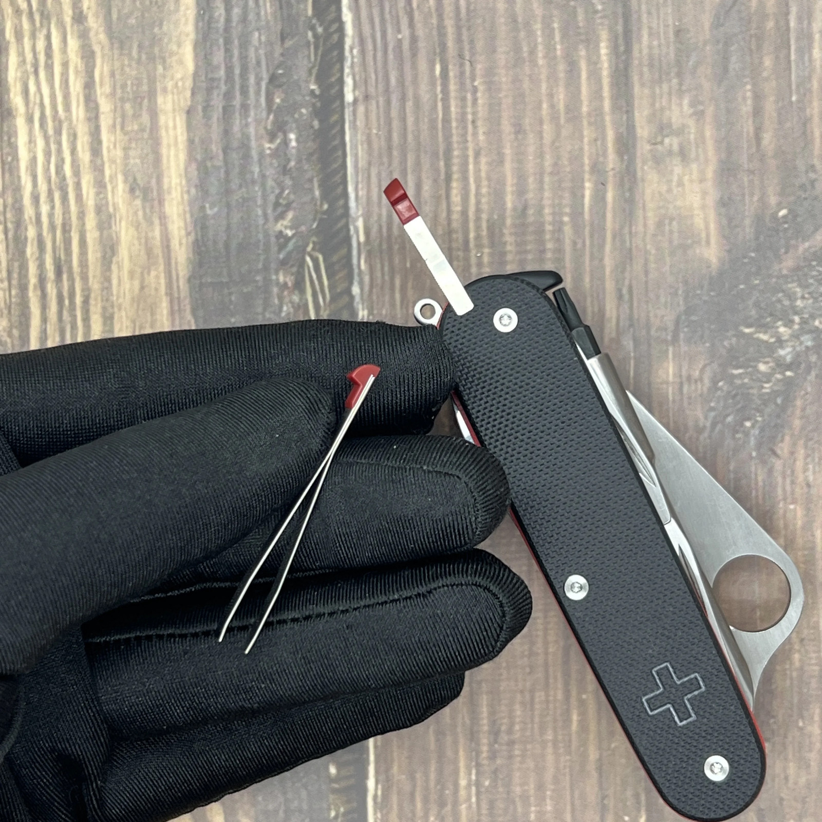 4 Colors Tweezers Replacement Part For 84mm/91mm/111mm Victorinox SAK MOD DIY