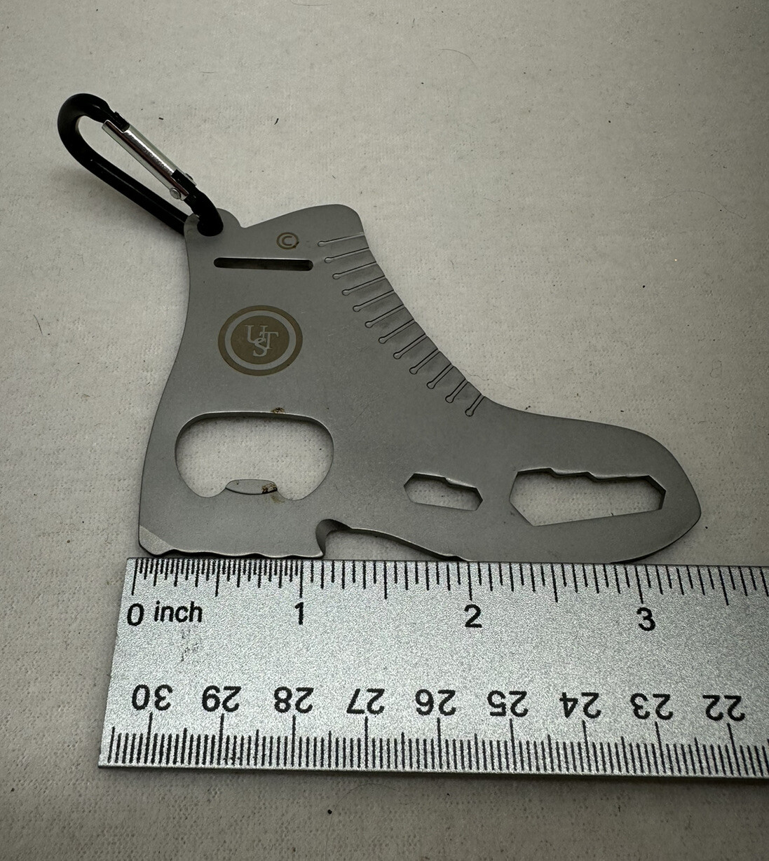 UST Stainless-Steel Tool A Long Multi-Tool Carabiner, Boot