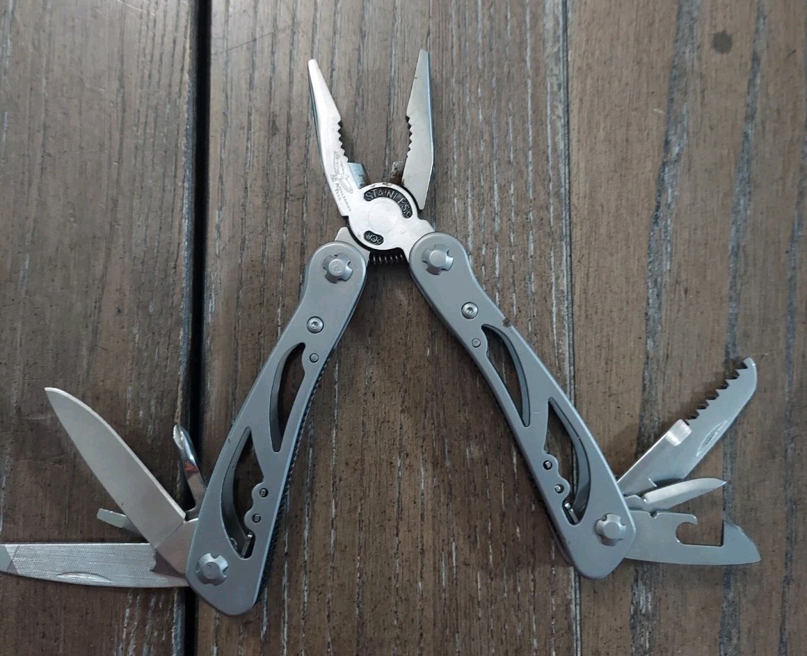 Appalachian Trail Multi Tool Stainless Steel File Saw Pliers