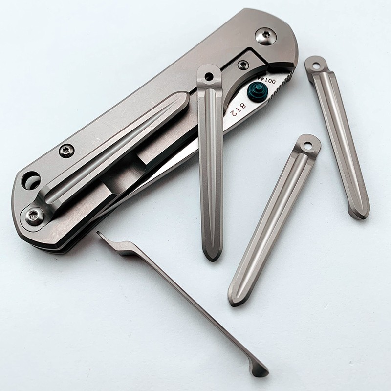Titanium Alloy Integrated Cnc Back Clip Pocke Clip Diy For Srmkni- 812 901 902