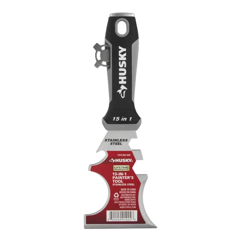 15-in-1 Painter’s Multi-Tool Stainless Steel Blade Scraper Putty Knife Tool new