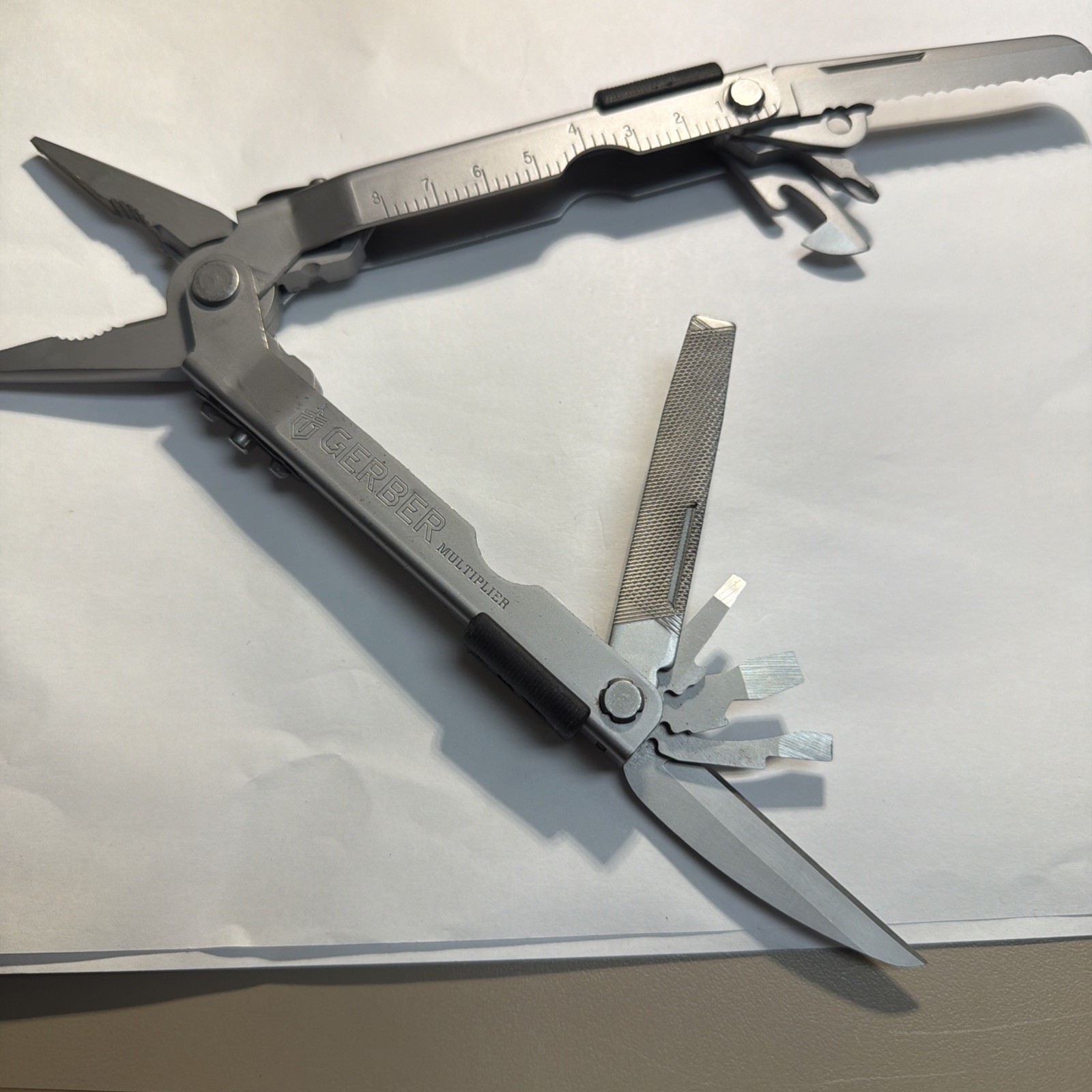 Gerber Multiplier Pliers Saw File Knife Screwdriver USA Made Stainless Steel