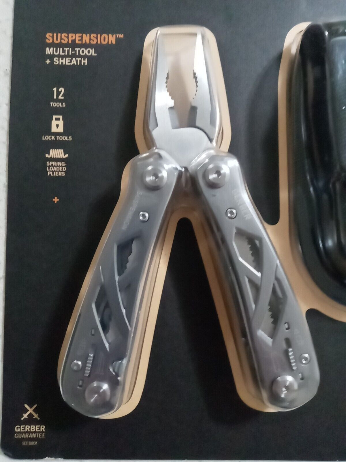 Multi-Too Gerber Shardl with Sheath,Tools,Camping,Sports,Hiking,