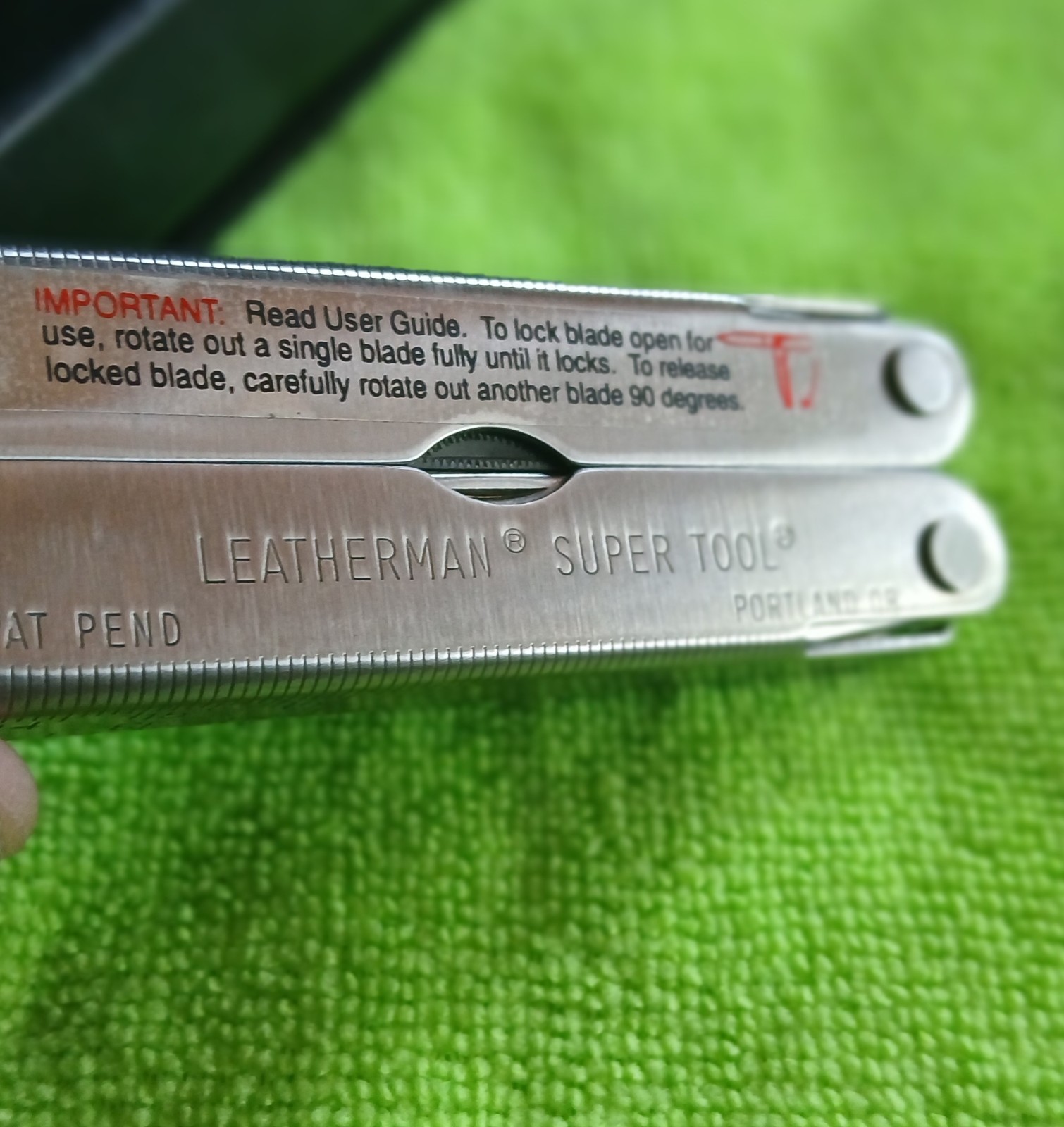 Leatherman Original Super Tool Multitool With Sheath Vintage 08-97