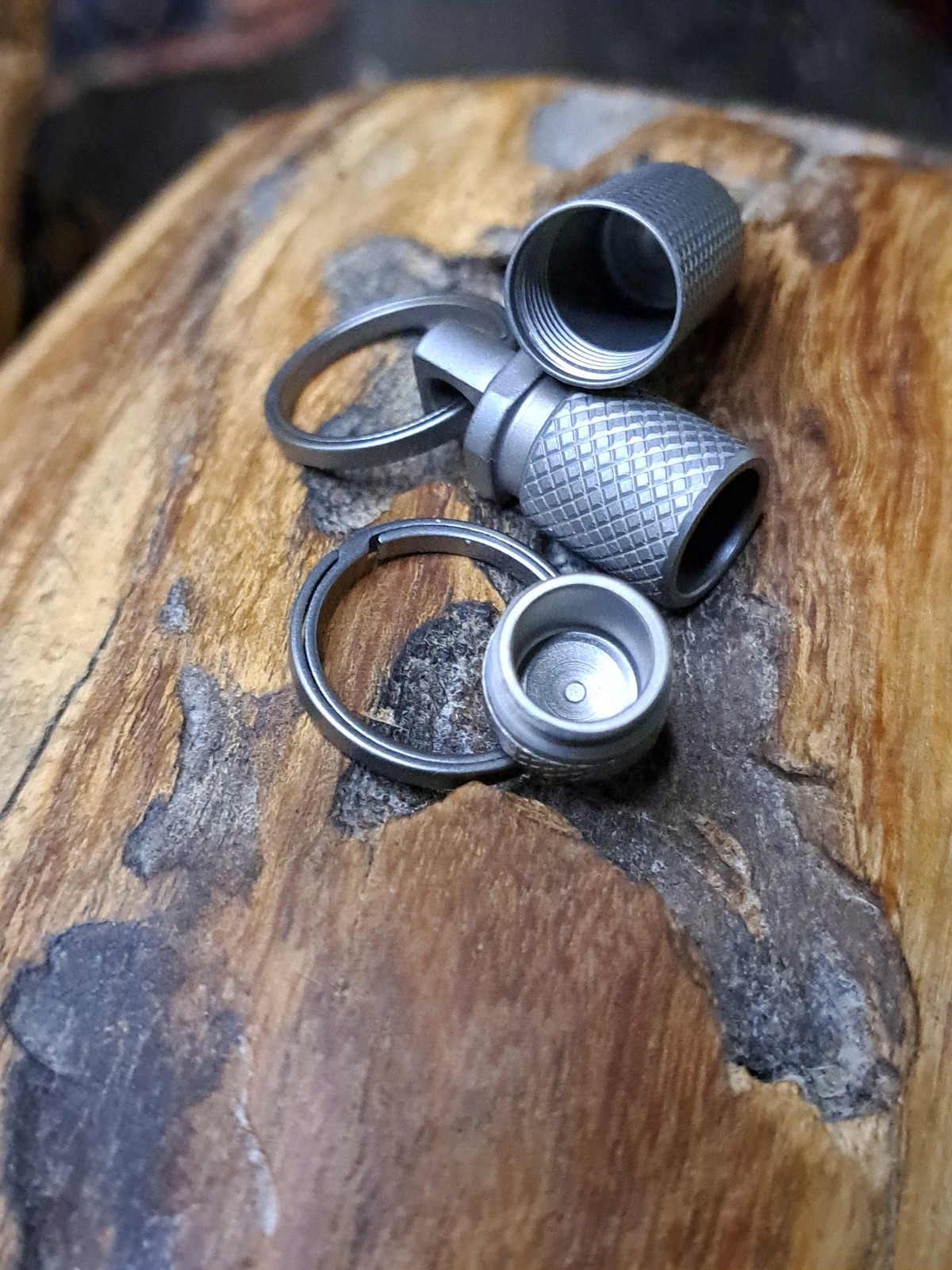 Pro Series Titanium Quick-Release Multi-Tool Swivel Box Opener Pill Fob