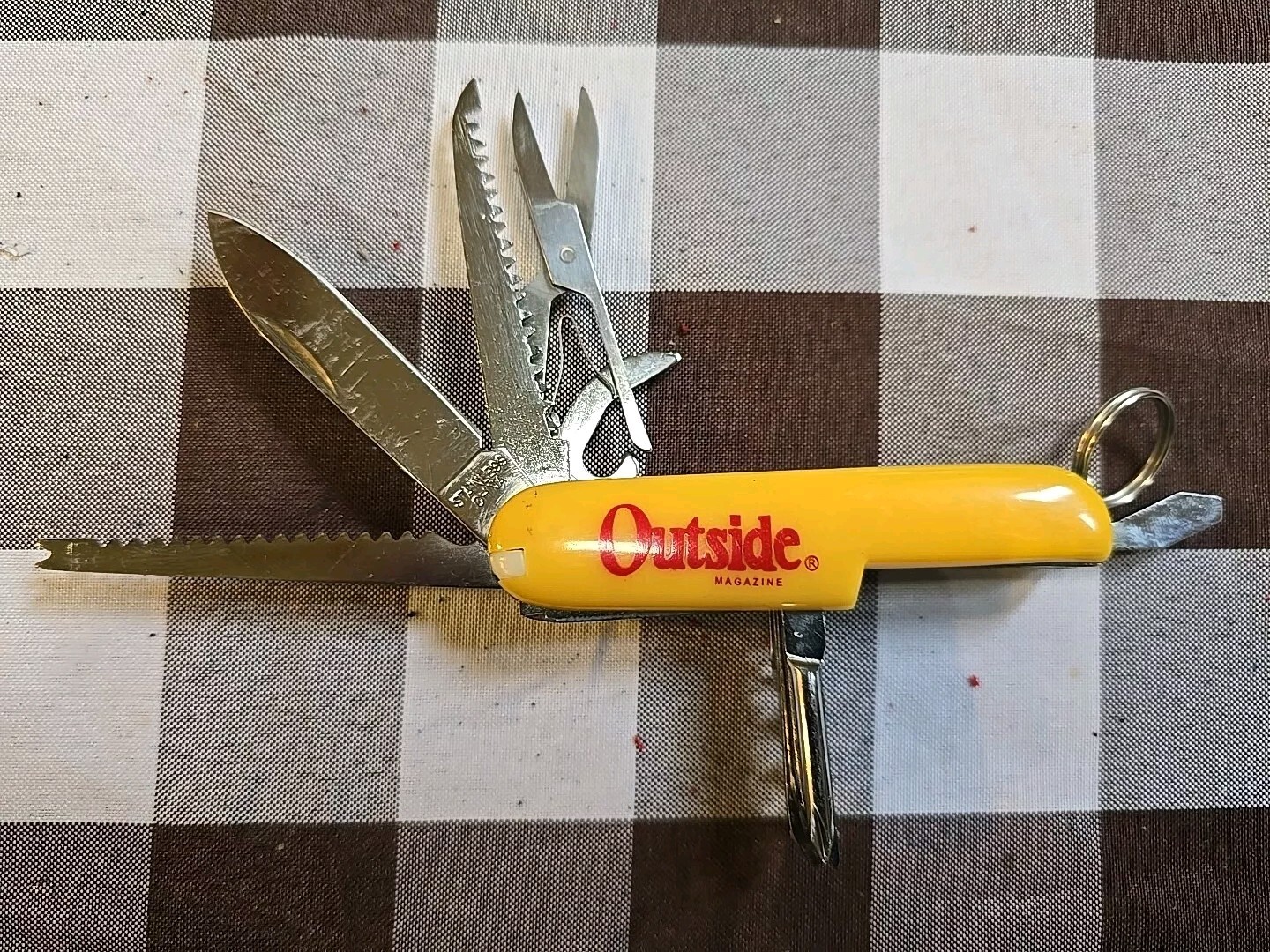 Vintage Outside Magazine Advertise Pocket Multitool 11 In 1 Stainless Steel
