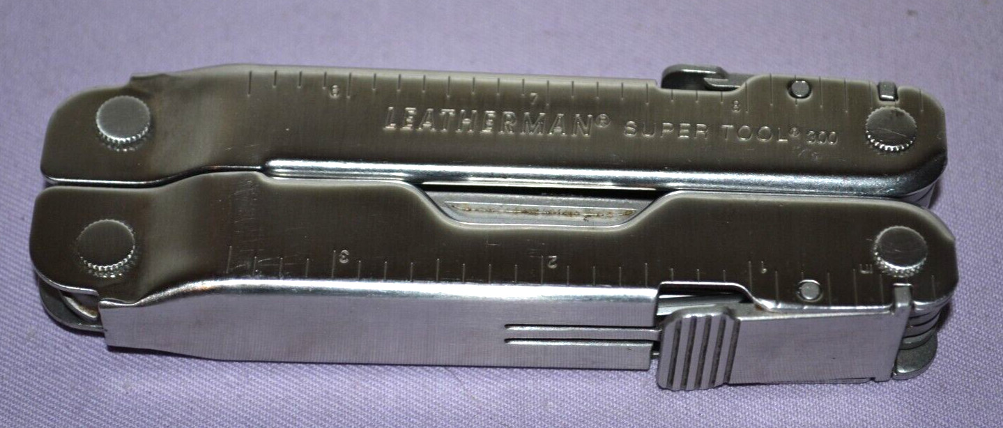 OEM Leatherman Super Tool 300 Multi-Tool Knife, Pliers, Other Tools – Great Cond