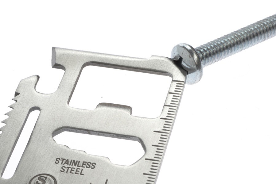 11-IN-1 Multi Function Survival Pocket Card Tool Outdoor Camping Emergency Gear