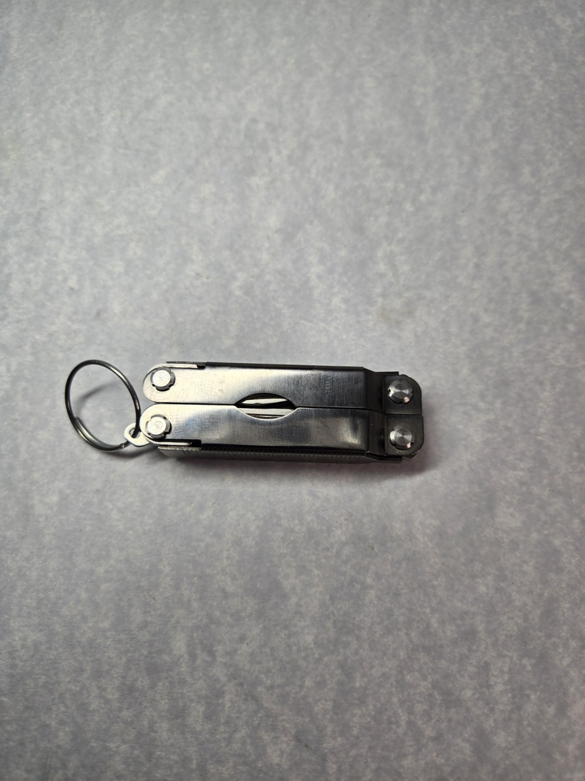 Eddie Bauer Silver Mini Multi-Tool Keychain 8-in-1 4″Open 2.5″Closed