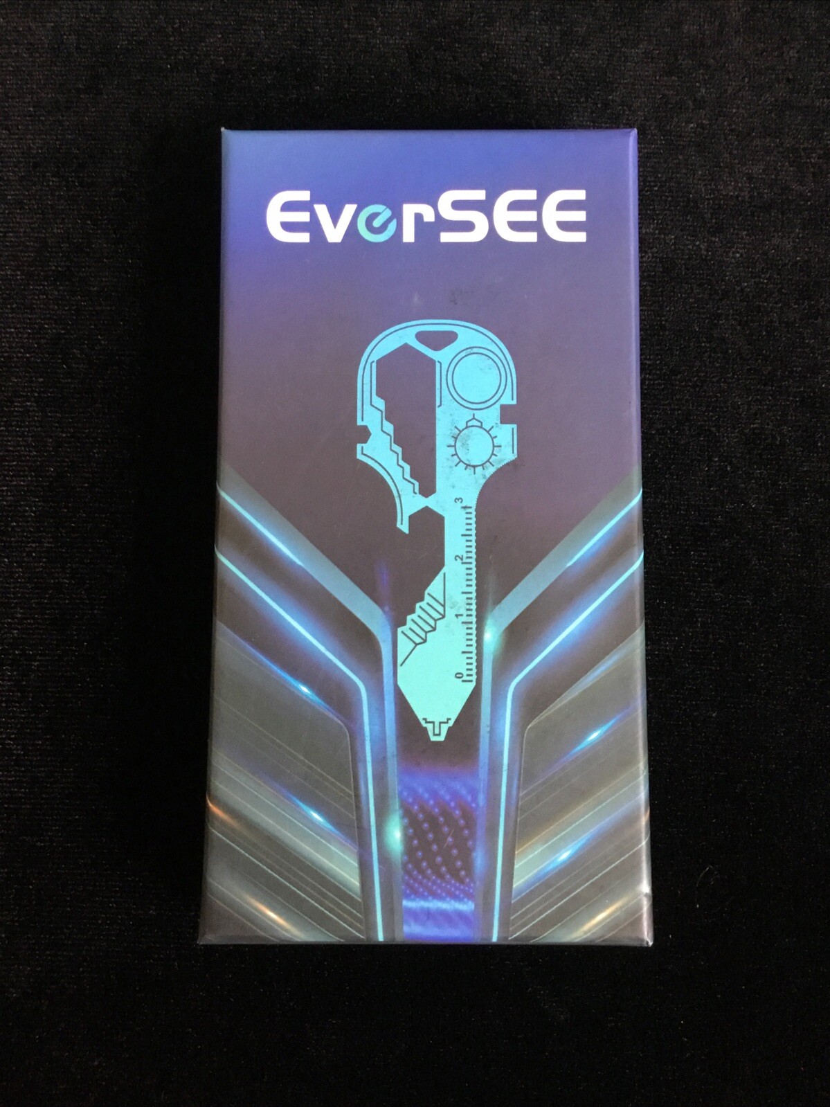 Eversee Key Shaped Pocket Tool for Keychain, 18 in-1 Multitool TSA Friendly NEW