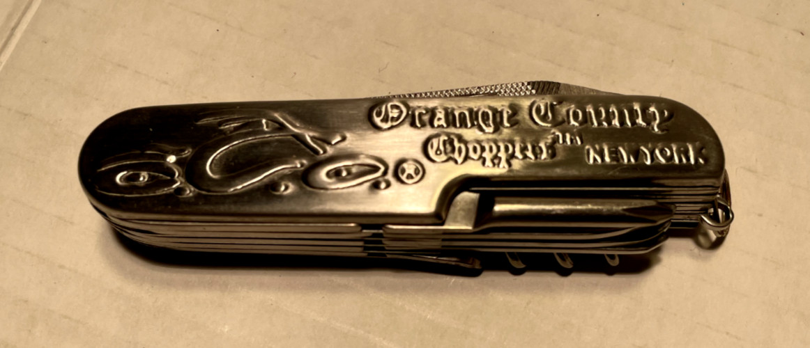 Rare Vintage Orange County Choppers Brand New York Multi-Function Pocket Knife