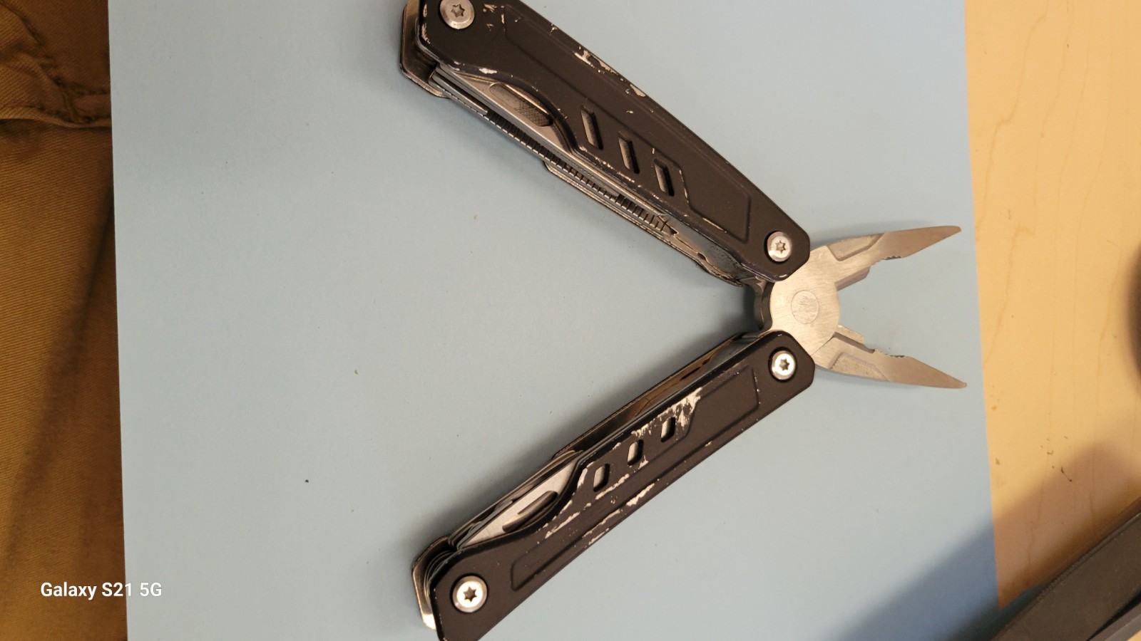 10 in 1 Stainless Steel Mini Multi-Purpose Tool with Nylon Pouch Camping Hunting