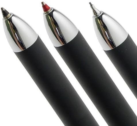 Tech3 Satin Black Multi-function Pen – 0.5 MM Lead Size Pencil, Black Ink Ref…