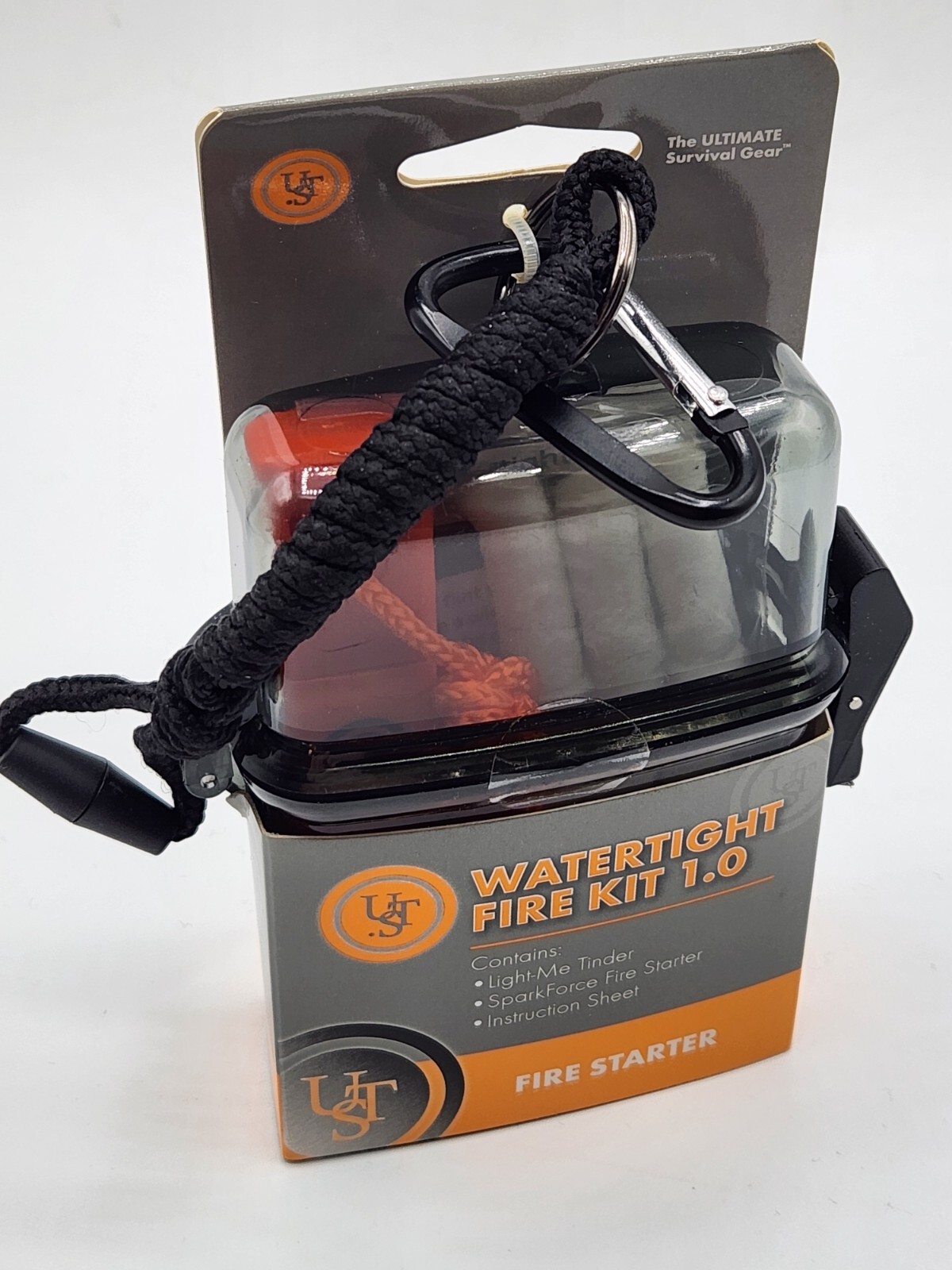 Watertight Fire Starter Kit – Tinder, Fire Starter, Instructions